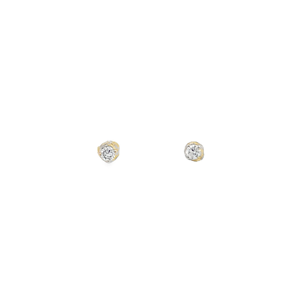 Estate 4-Prong Diamond Stud Earrings