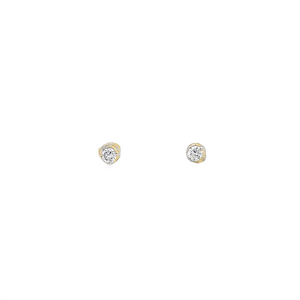 Estate 4-Prong Diamond Stud Earrings