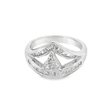 Estate Trillion Cut Diamond Engagement Ring