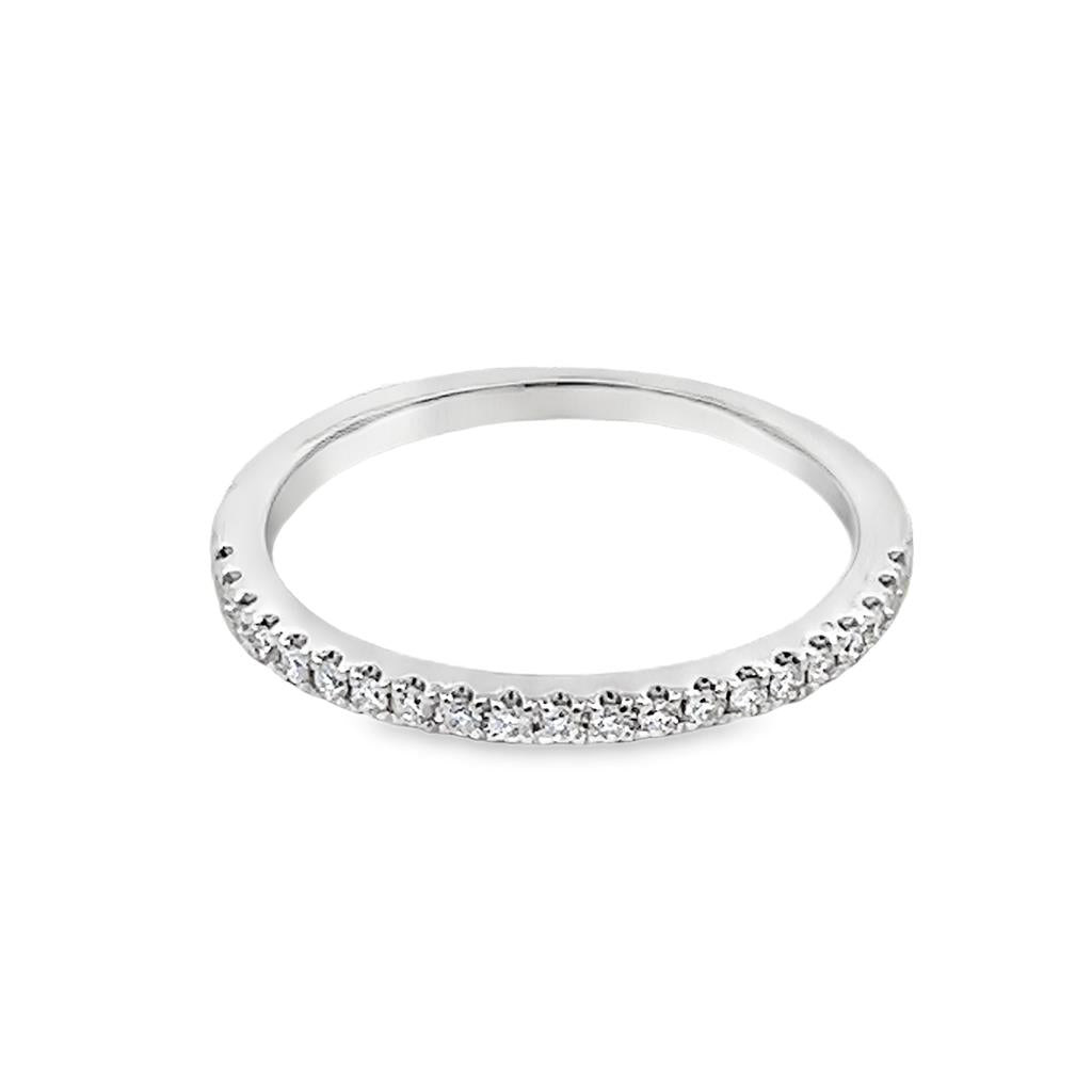 Estate Prong Set Diamond Wedding Band