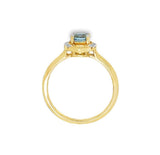Aqua 14 Karat Yellow Fashion Ring