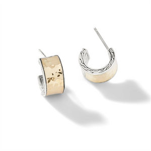 John Hardy Palu 8MM J Hoop Earring