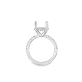 Lady's Platinum Hidden Halo Platinum Mounting Size 7 36 = 0.34tw Round