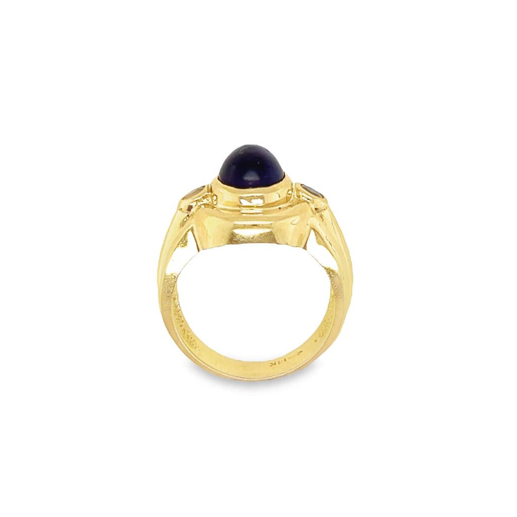 Yellow 14 Karat Amethyst Fashi