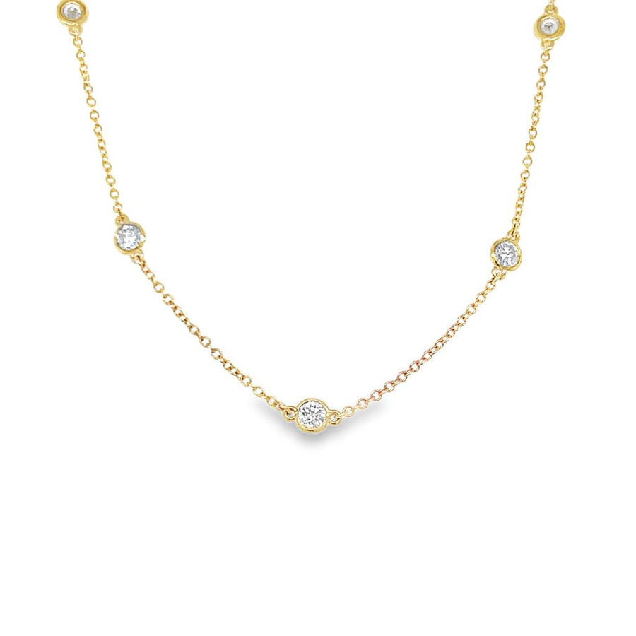 Lady's Diamond By The Yard Necklace