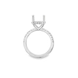 Lady's Platinum Hidden Halo Platinum Mounting Size 7 28 = 0.35tw Round
