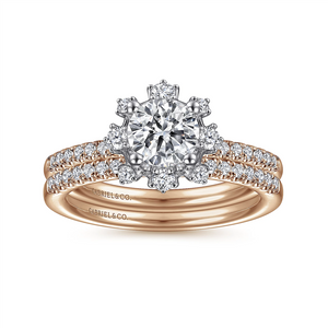 Gabriel & Co. Niccola - Starlight Halo Diamond Engagement Ring Mounting