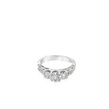 Three Stone Diamond Engagement Ring