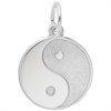 Rembrandt Charms Yin Yang Charm Sterling Silver