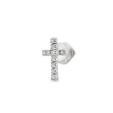 Diamond Cross Lapel Pin