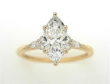 Gabriel & Co. Karat Accented Marquise Engagement Ring Mounting