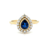 Sapphire 14 Karat Yellow Fashion Ring