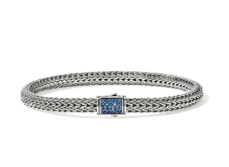 Sterling Silver Icon 5mm (Extra-Small) Bracelet John Hardy = Round Sap