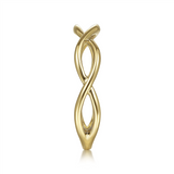 Gabriel & Co. Fashion 14K Yellow Gold Plain Twisted Stackable Ring