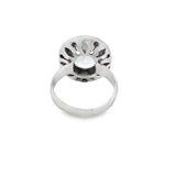 Aquamarine and Diamond Ring