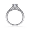 Gabriel & Co. Octavia - 14K White Gold Oval Diamond Engagement Ring Mounting