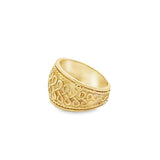 Yellow 10 Karat Wide Band