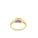 Amethyst 14 Karat Yellow Fashion Ring