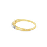 Estate Curved Diamond Wedding Band