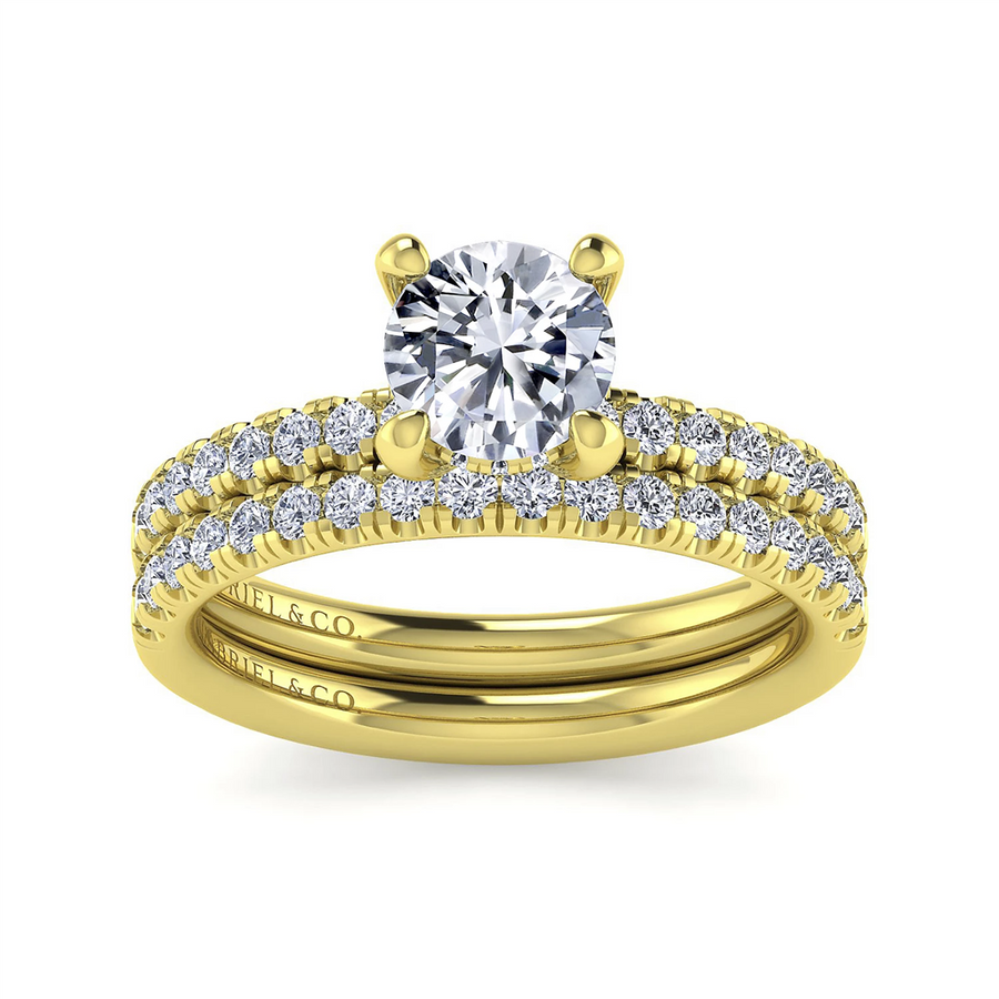 Gabriel & Co. Stasia - Straight Diamond Engagement Ring Mounting