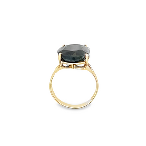 Estate Oval Midnight Sapphire Fashion Ring