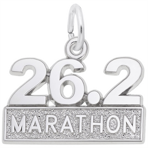Rembrandt Charms Full Marathon Charm Sterling Silver