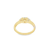 Three Stone Diamond Engagement Ring