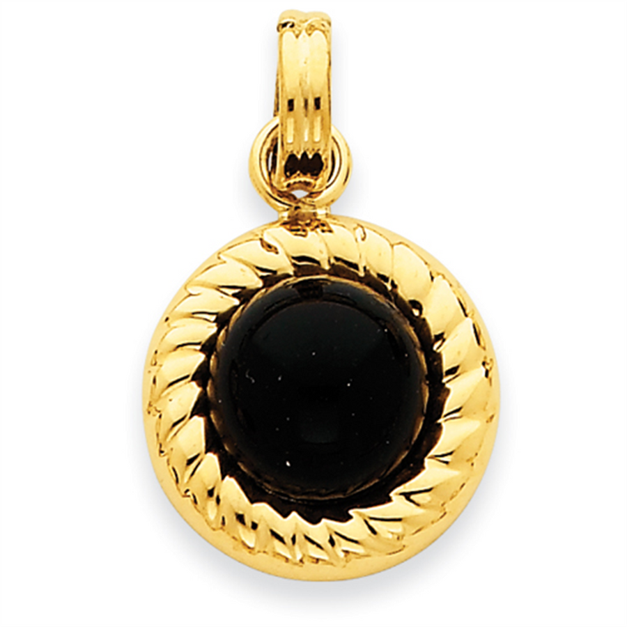 14k Onyx Chain Slide