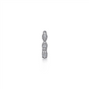 Gabriel & Co. Fashion Vintage 14K White Gold 13 5MM Diamond Earrings