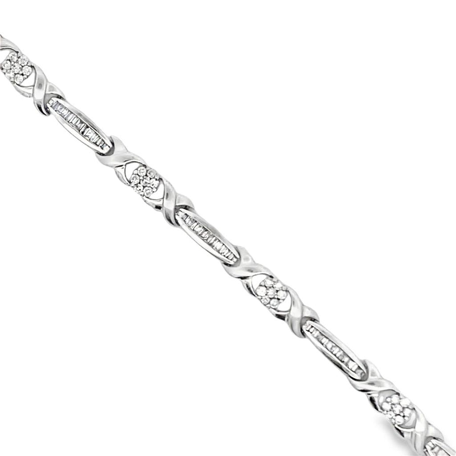 Diamond Hugs and Kisses Bracelet