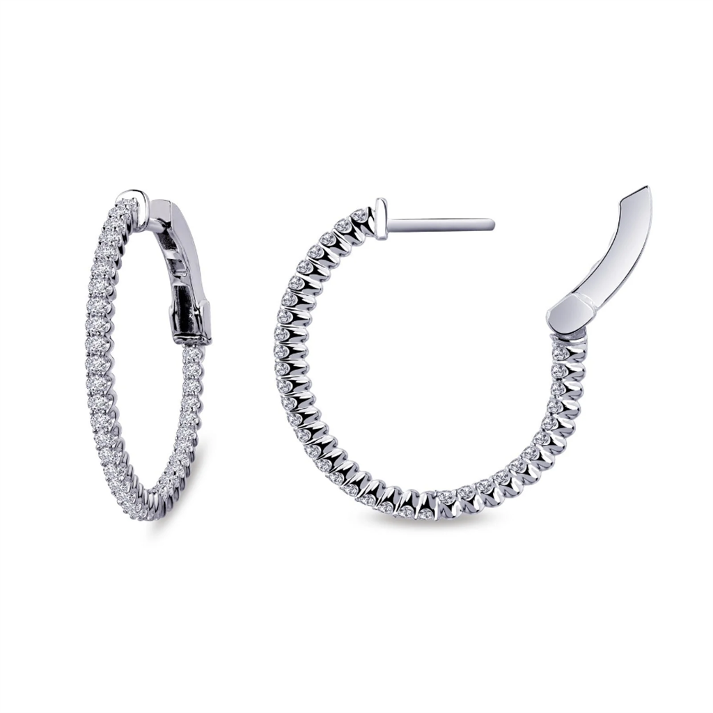 Lafonn 25 mm Hoop Earrings