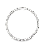 White 14 Karat Tennis Bracelet = 3.22TWT Round H SI1/SI2 Diamonds