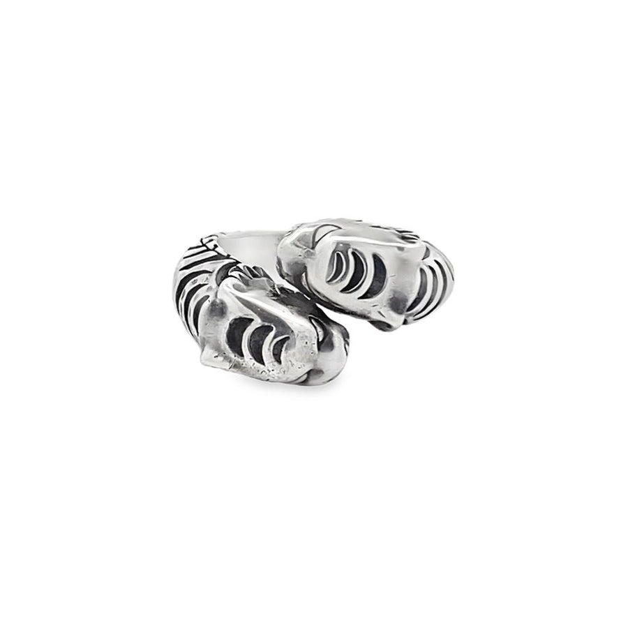 John Hardy Double Panther Head Ring