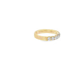 Lady's Yellow 14 Karat Half Anniversary Wedding/Anniversary Ring Size