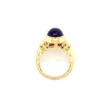 Estate Cabochon Amethyst Ring