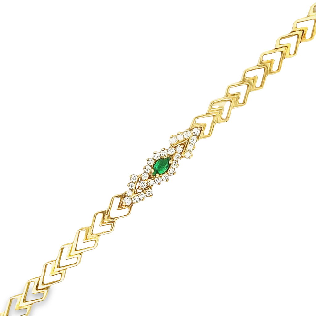 Estate Emerald Bracelet