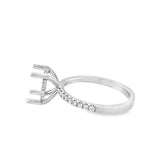 Lady's Platinum Hidden Halo Platinum Mounting Size 7 40 = 0.87tw Round