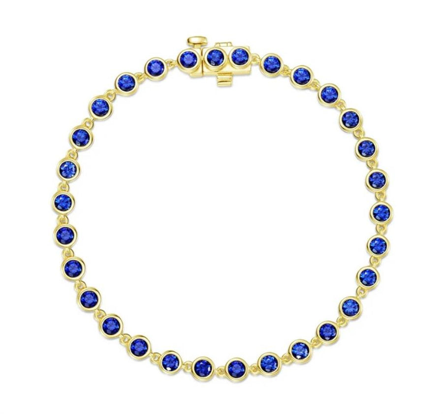 Lafonn Yellow Gold-Plated Sterling Silver Bezel Line