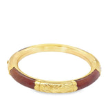 Estate Brown Agate Bangle Bracelet