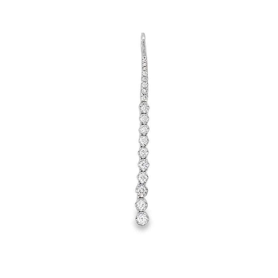 Graduated Diamond Drop Pendant