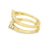 Nelson Yellow 18 Karat Channel Set Diamond Ring Wrap/Guard