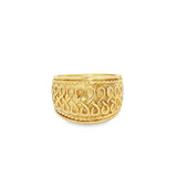 Yellow 10 Karat Wide Band