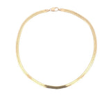 Yellow 14 Karat 5.3mm Herringbone Chain With A Lobster Claw Clasp Esta