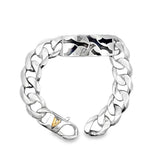 "VERY" Gavello Men's Designer Bracelet with Black Enamel