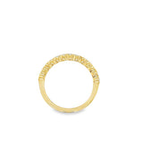 Lady's Yellow 14 Karat Bezel Half Anniversary Wedding/Anniversary Ring