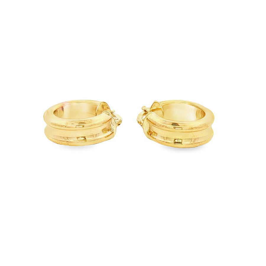 Concave Hoop Earrings