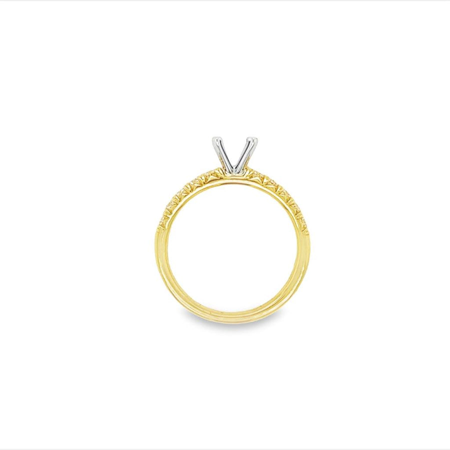 Lady's Yellow 18 Karat Fishtail Ring