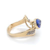 Estate Tanzanite and Diamond Ring