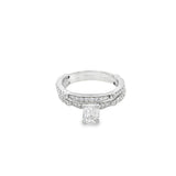 Estate Emerald Cut Diamond Bridal Set
