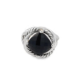 Estate David Yurman Black Onyx Infinity Ring